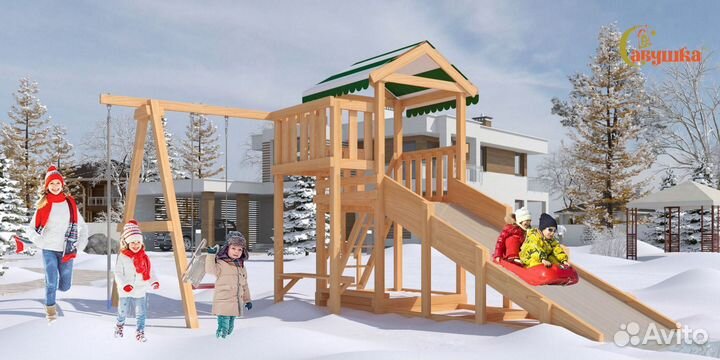 Детская игровая площадка супер комплектация