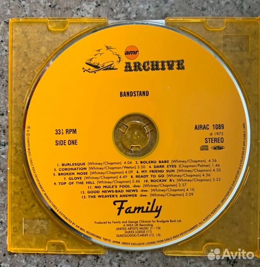 Family – Bandstand (CD, OBI, Paper Sleeve)