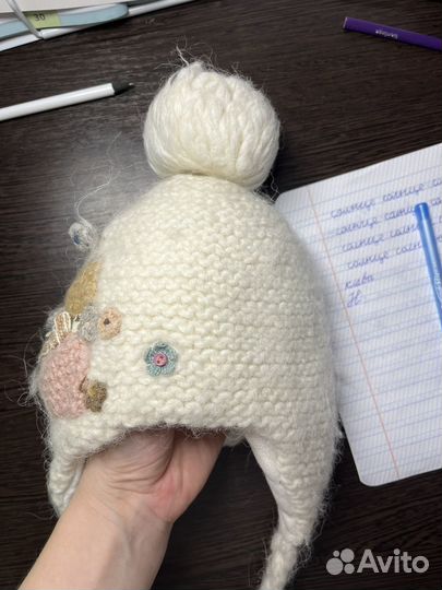 Шапка зимняя для девочки 48 50