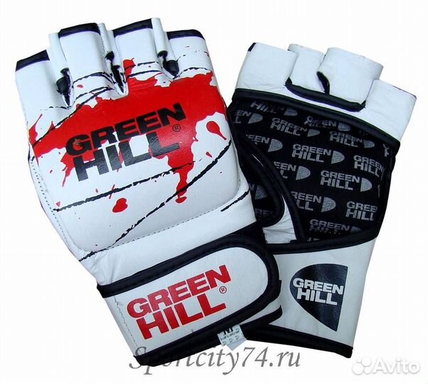 Перчатки Green Hill MMA-0078 белые (S)