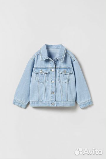 Джинсовая куртка для девочки zara
