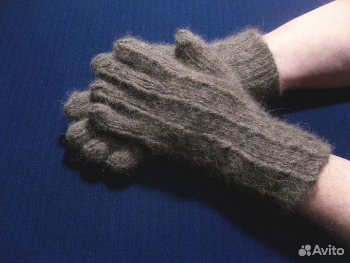 Перчатки мужские из собачьей шерсти