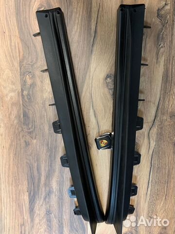 Спойлеры перед-го бампера брызговики Cayenne 958.2