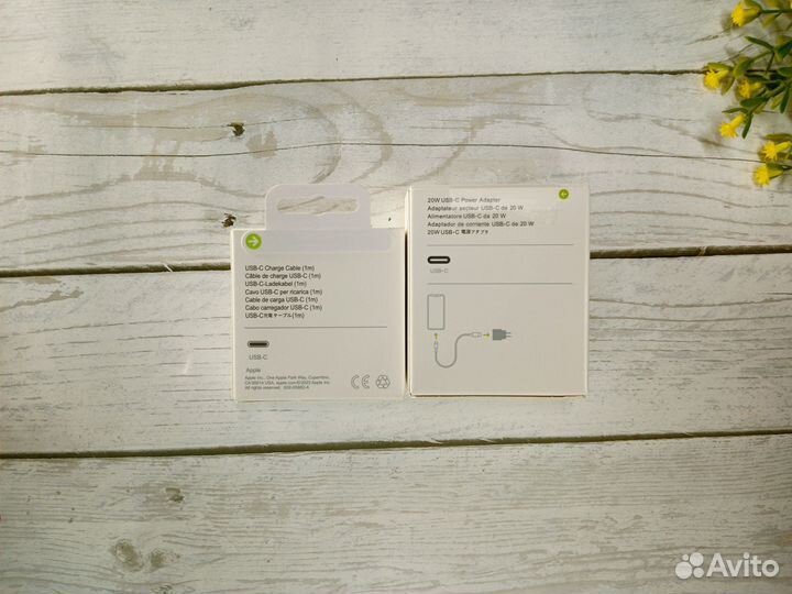 Блок + провод для зарядки от Apple