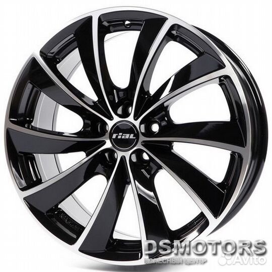 Диски Lugano 8.0/18 5x112 ET35 d66.5 diamond black