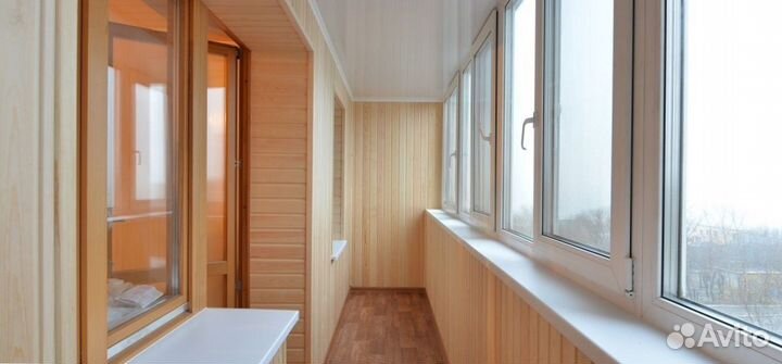 Остекление и отделка балконов