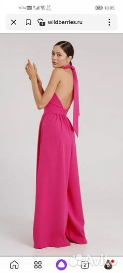 Комбинезон с открытой спиной