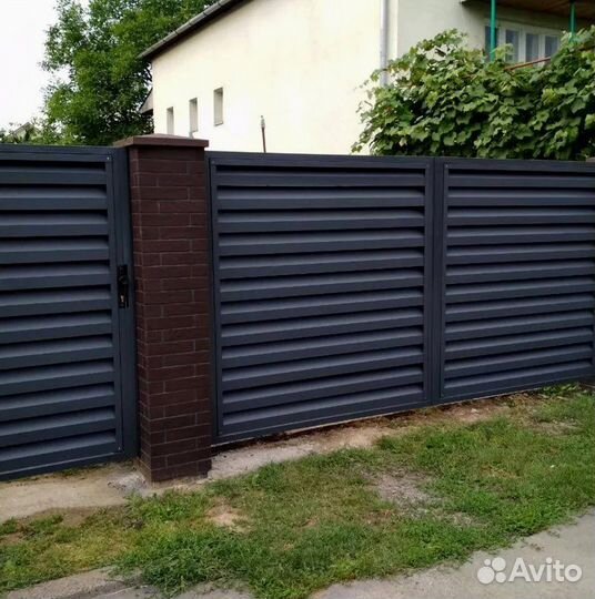 Забор жалюзи