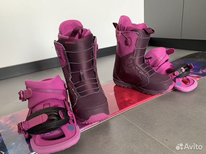 Сноуборд женский/детский комплект