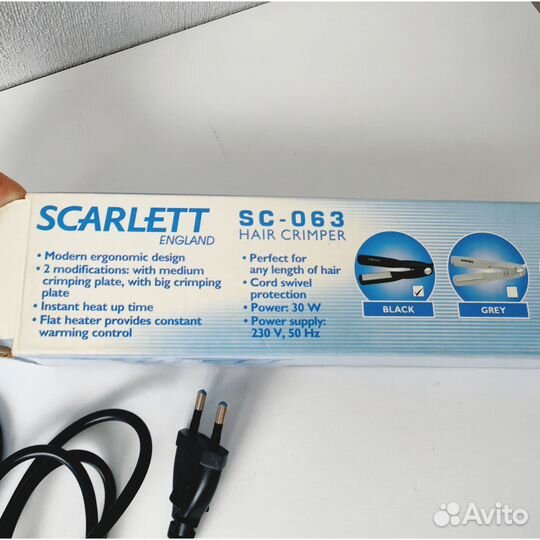 Утюжок гофре щипцы Scarlett sc-063