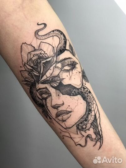 Татуировки в студии