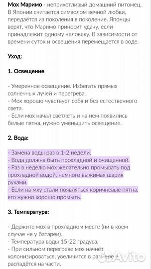 Маримо, кладофора, японский мох