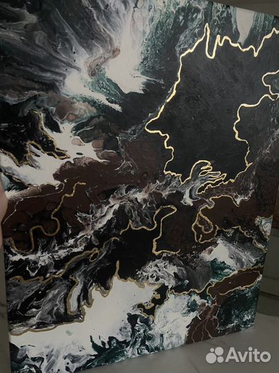 Картина Fluid art