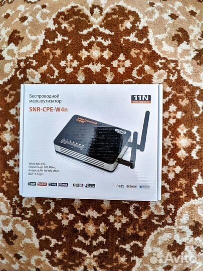 Беспроводной маршрутизатор SNR-CPE-W4n