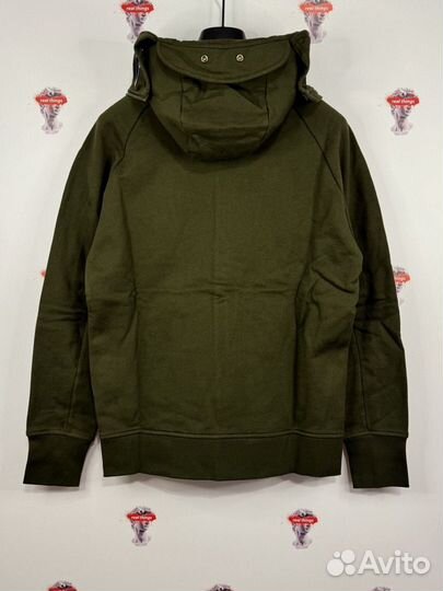 Худи C.P. Company Diagonal Raised Fleece Zipped