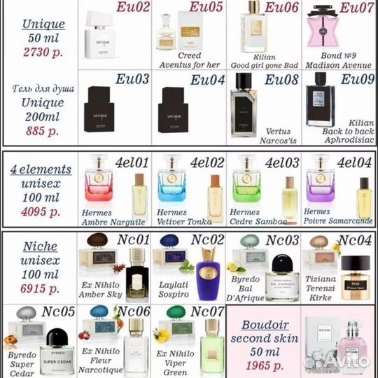 Духи, парфюм из Европы (Чехия)