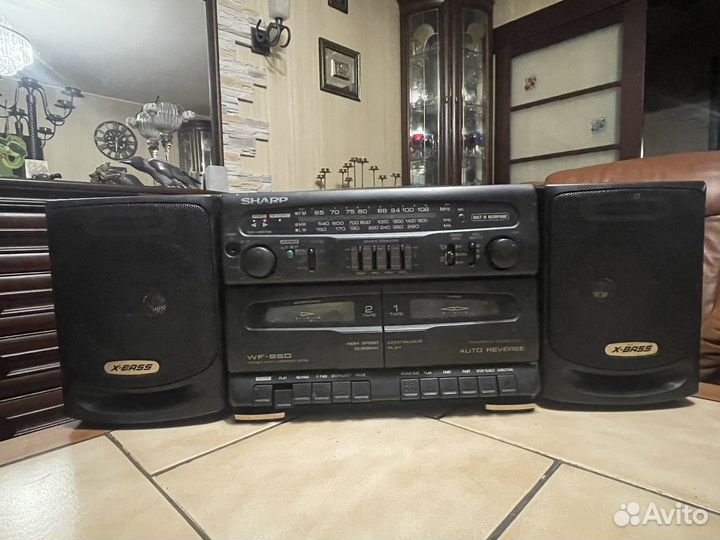 Магнитофон sharp кассетный