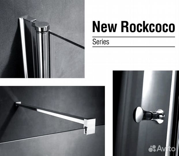 Душевая дверь распашная 100 см