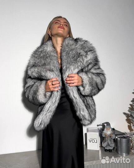 Шуба из эко меха