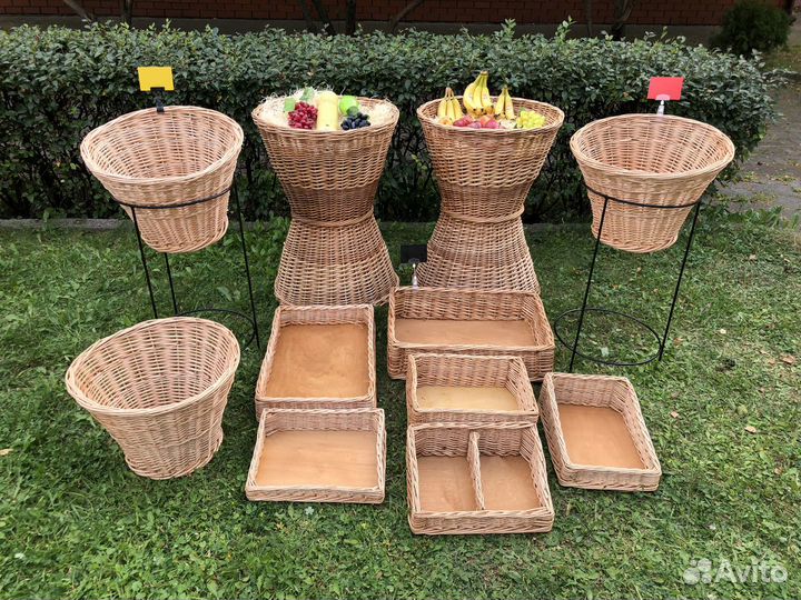Изготовление плетеных корзин и лотков