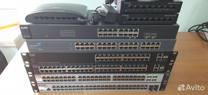 Коммутаторы D-Link, Cisco и др