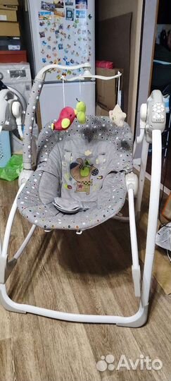 Детские электронные качели для новорожденных