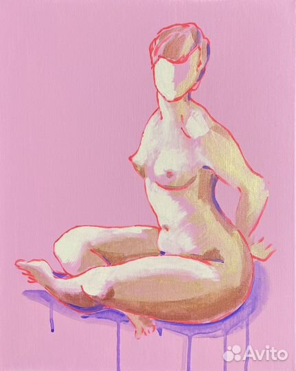 Картина интерьерная Ню