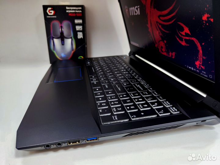 Мощный игровой ips,i7,1050ti,16gb (гарантия)