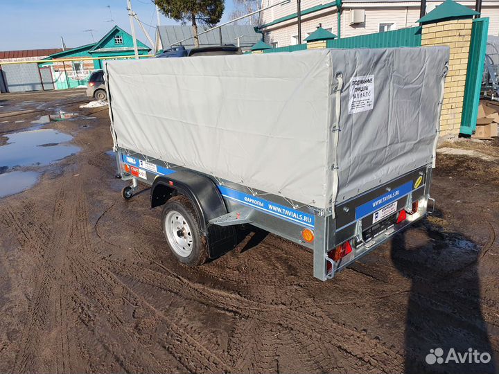 Прицеп оцинк. 2.5х1.3 тавиалс Премиум тент 1000мм
