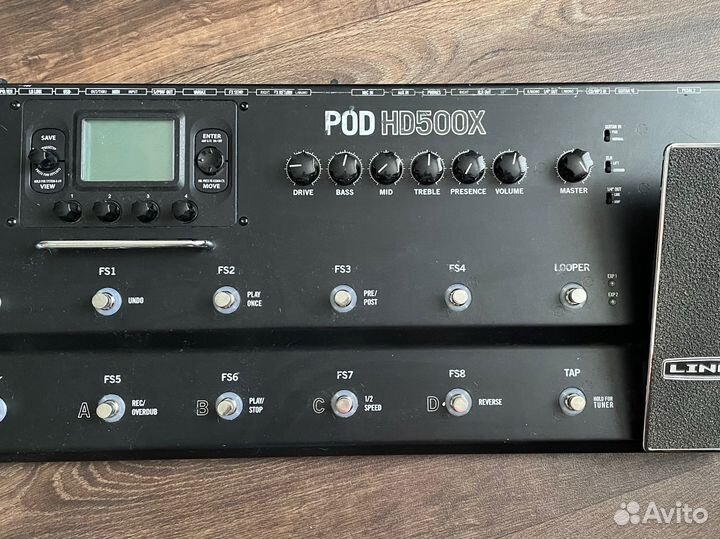 Гитарный процессор line 6 pod hd500x