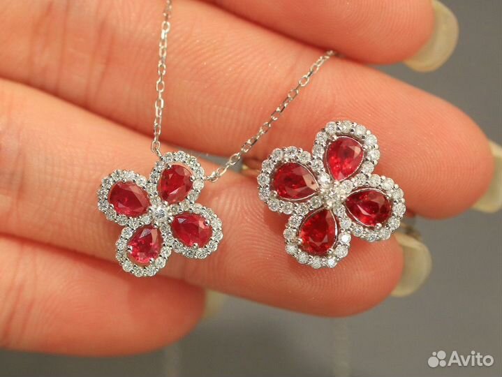 Золотой комплект кольцо и подвеска