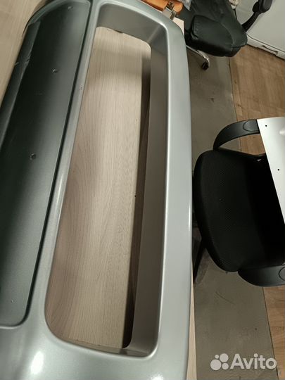 Накладка на передний бампер land cruiser prado