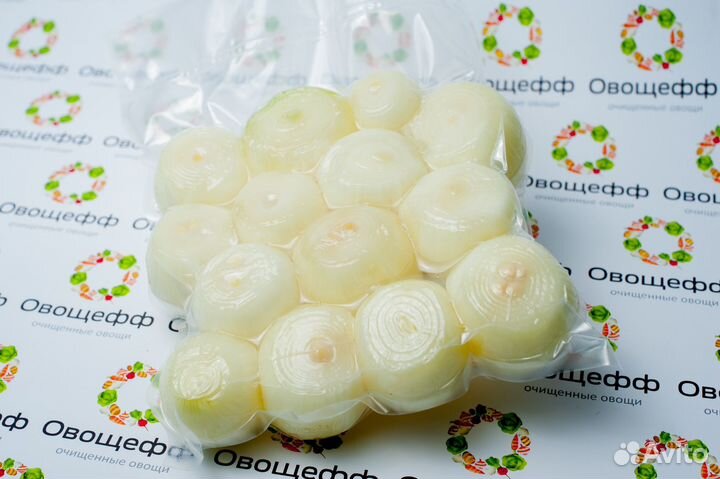 Очищенные овощи в вакуумной упаковке