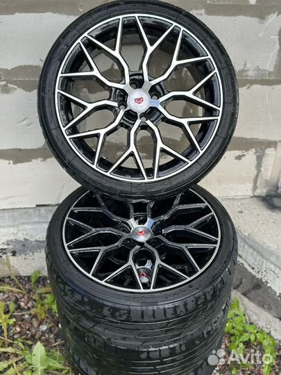 Литье диски r17 4x100 vossen hf-2