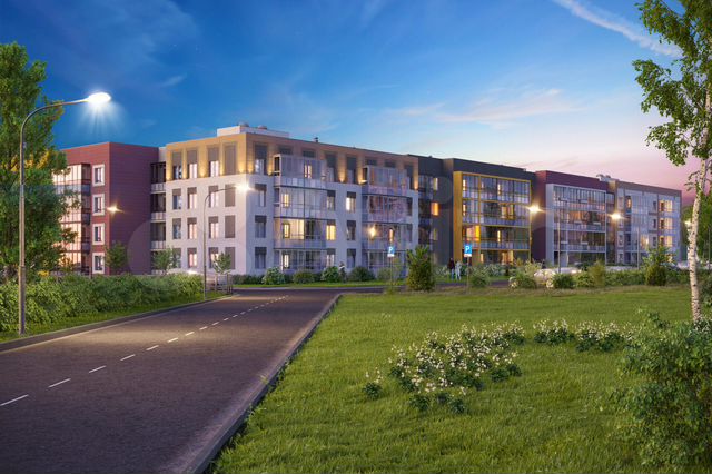 2-к. квартира, 50,8 м², 1/4 эт.