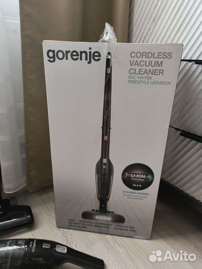 Пылесос беспроводной gorenje vc2930c-gs