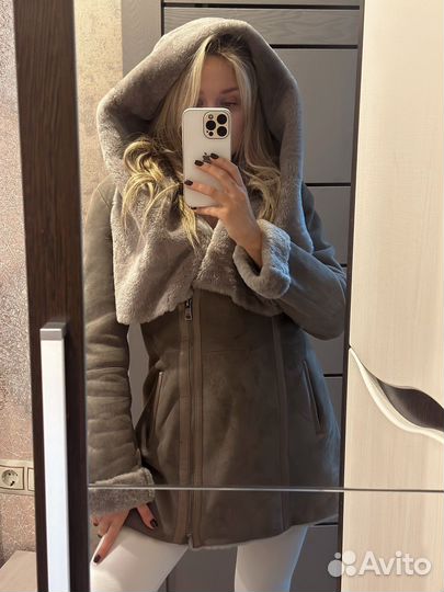 Дубленка нат замша