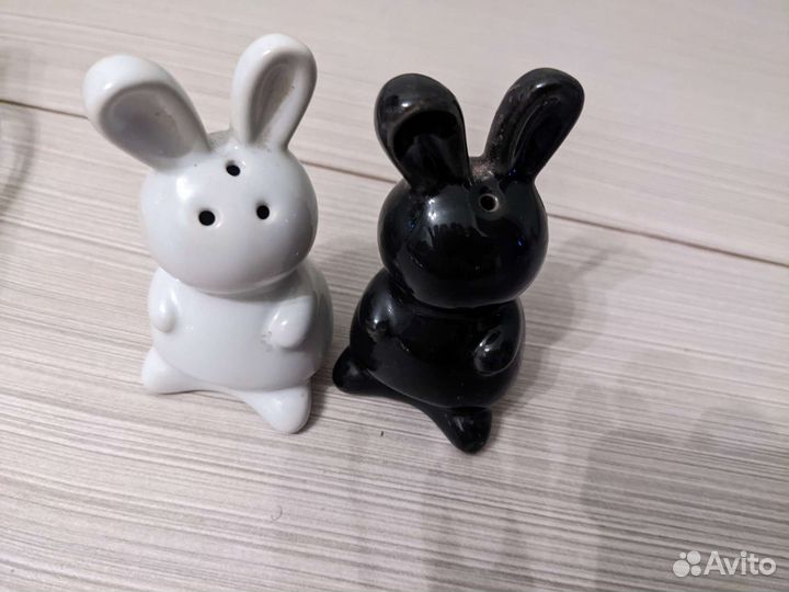 Посуда, набор для специй Зайцы