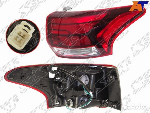 Фонарь задний mitsubishi outlander