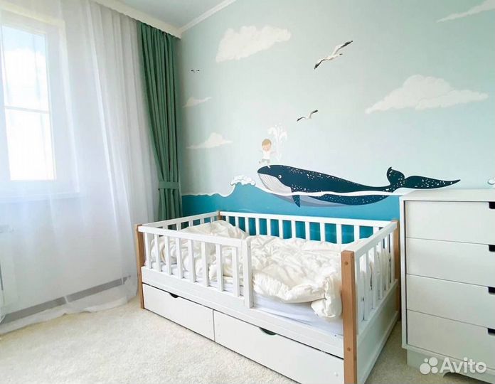 Детская кровать Basic бук