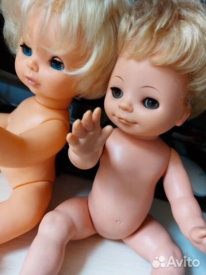 Лот. две куклы гдр 35 см