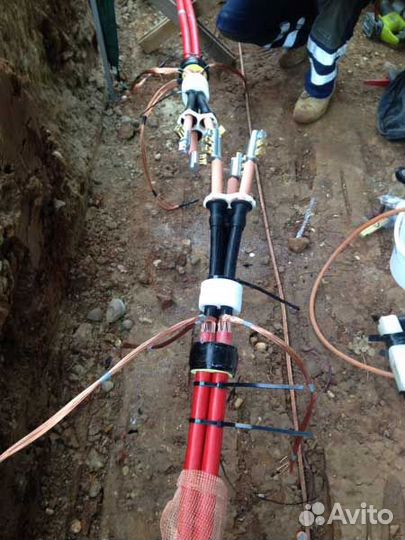 Монтаж кабельных муфт