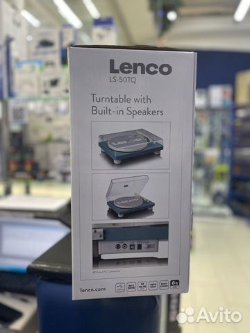 Виниловый проигрыватель Lenco LS-50 Turquoise