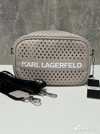 Новая женская сумка Karl Lagerfeld серая