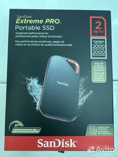 SanDisk PRO Portable SSD 2 tb