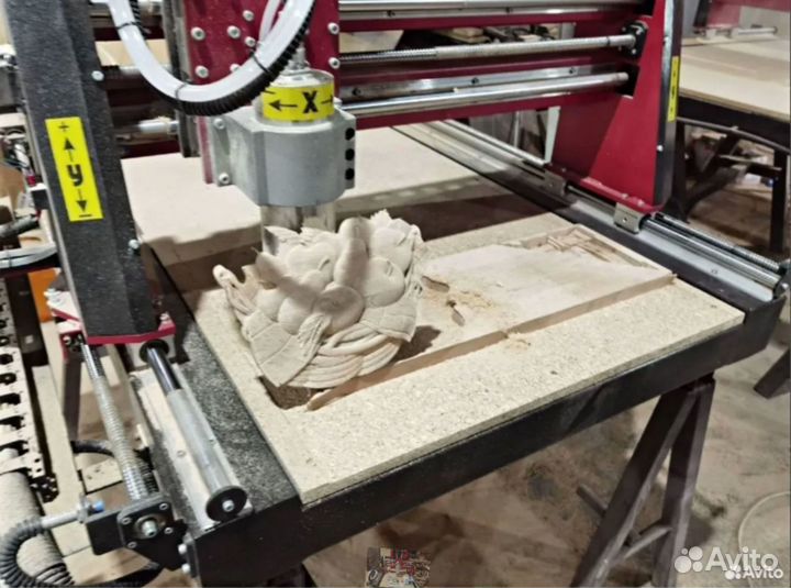 Фрезерный настольный станок чпу дереву и двп