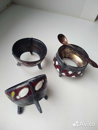 Мельхиоровый набор