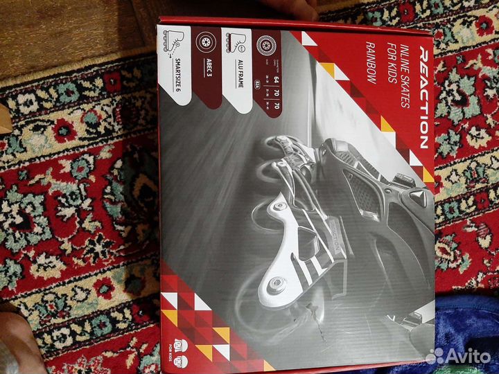 Роликовые коньки детские раздвижные