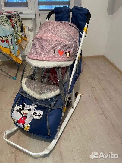 Коляска санки