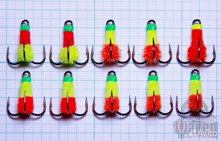 Вибы на судака, раттлины, тройники подвески Факел